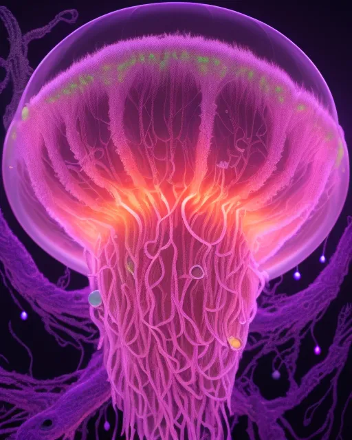 Jelly Fish Glo - Free AI Photo Generator - starryai