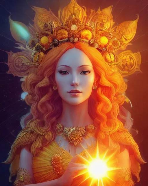 Goddess Sunshine - AI Photo Generator - starryai