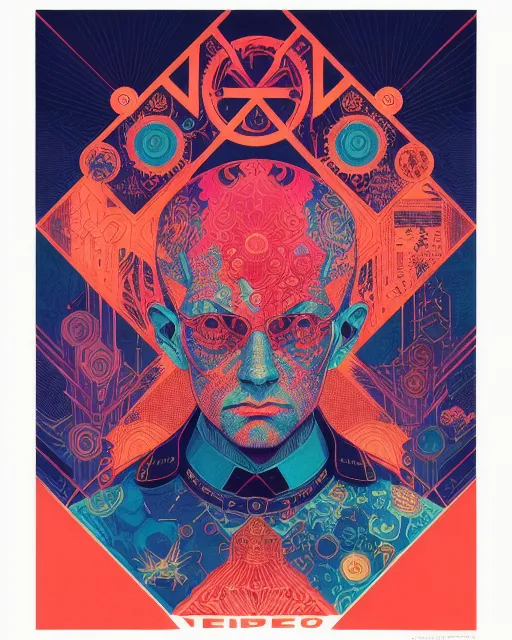 Psychedelic Fascism, victo ngai, hyper detailed, james jean, watercolor, dan mumford, kilian eng, hyperrealism