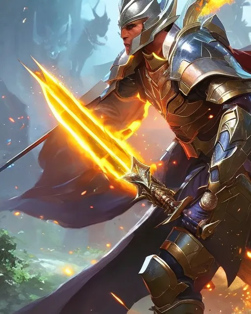 Armored Knight - Free AI Photo Generator - starryai