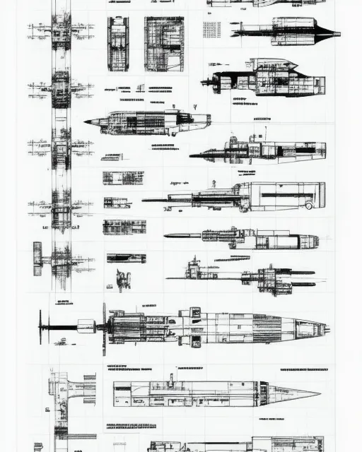 Missile System Schematic - AI Photo Generator - starryai