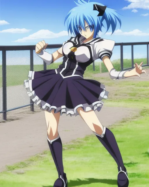 High school DxD: Xenovia Quarta 2nd - AI Photo Generator - starryai