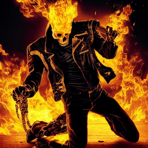 Ghost rider - AI Photo Generator - starryai