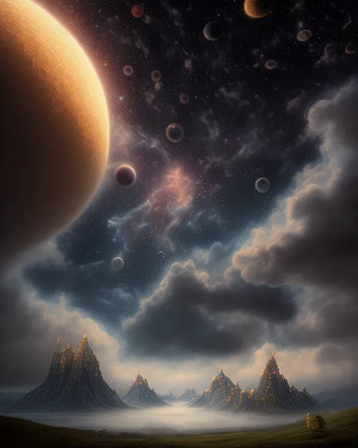 Sky full stars, but it's day - Free AI Photo Generator - starryai