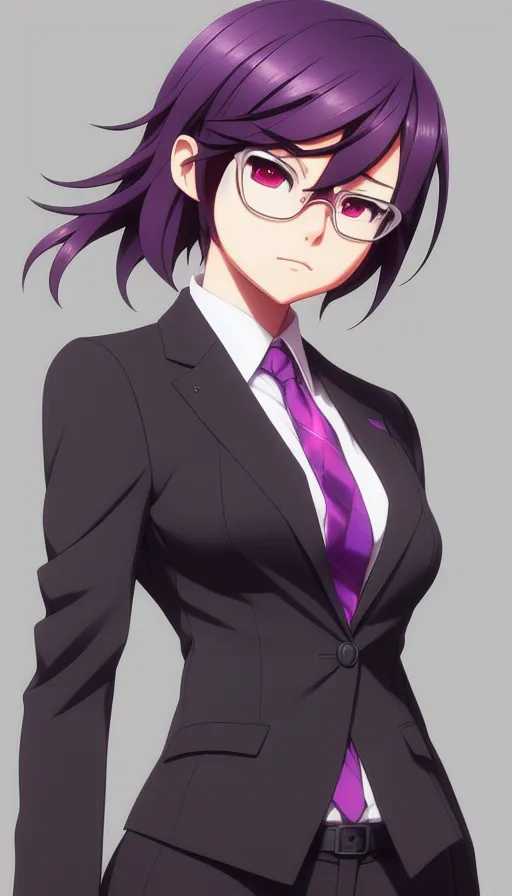 Lexica  10 man in suit and tie anime style chainsaw man