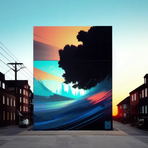 inverted colors, street art, Lee Man - AI Photo Generator - starryai