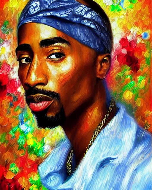 2pac - AI Photo Generator - starryai