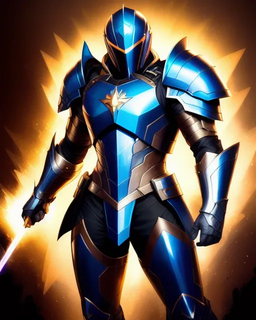 Armored Knight - Free AI Photo Generator - starryai