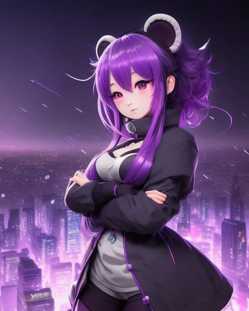 Intense Anime Girl Profile Image - 4k anime girl profile picture