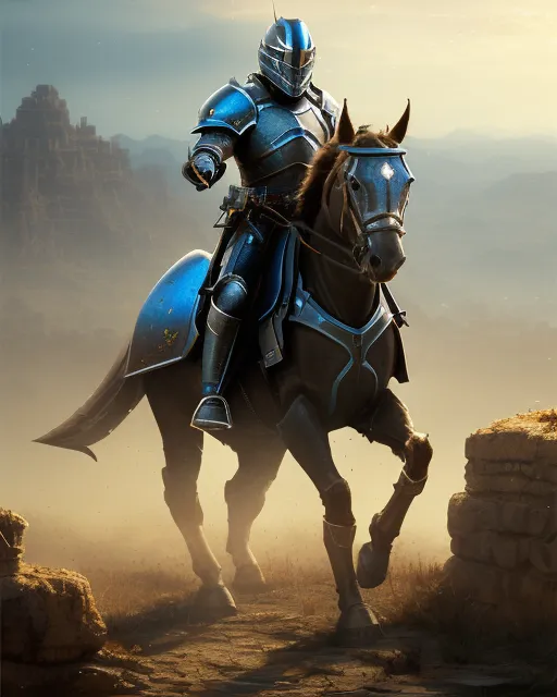Armored Knight - Free AI Photo Generator - starryai