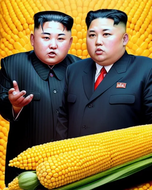 Kim Jong Un and Donald Trump loves corn
