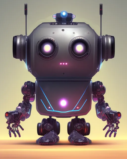 Sweet robot - AI Photo Generator - starryai