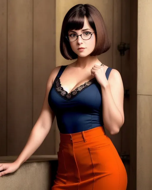 Velma Dinkley IRL #2 - AI Photo Generator - starryai