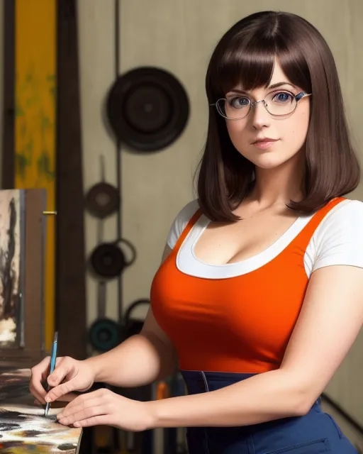 Velma Dinkley IRL #2 - AI Photo Generator - starryai