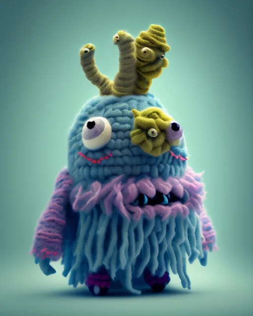 cute monster - Free AI Photo Generator - starryai