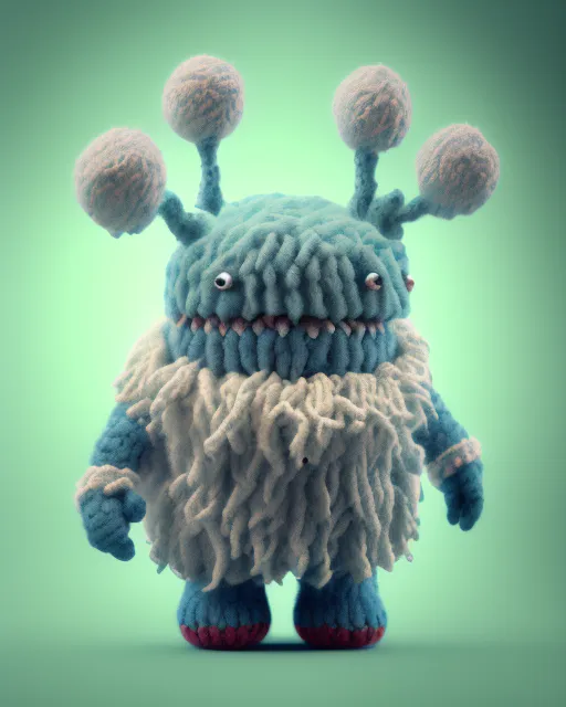 cute monster - Free AI Photo Generator - starryai
