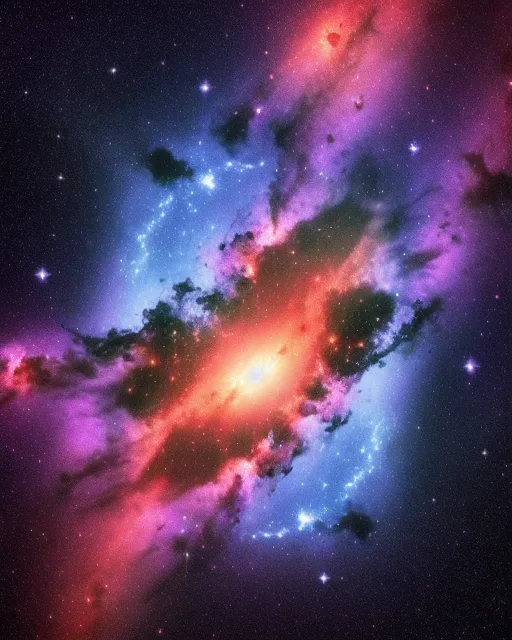 Background a vast nebula being on - Free AI Photo Generator - starryai
