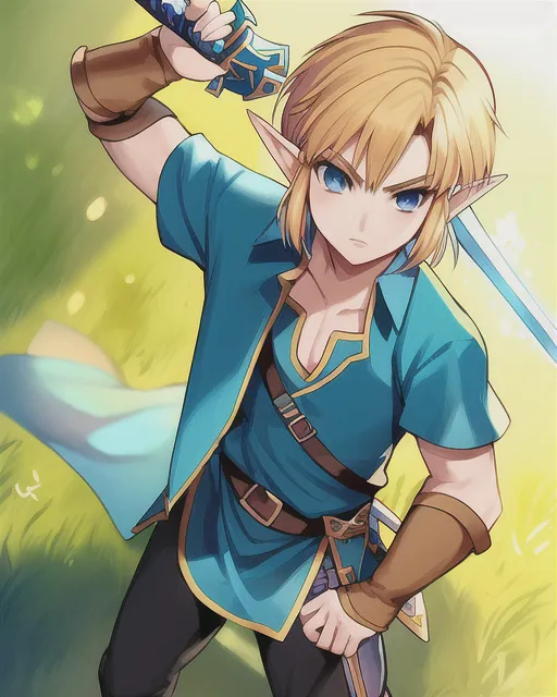 Link Zelda Cosplay - AI Photo Generator - starryai