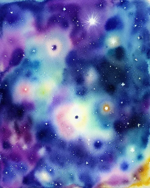 galaxy stars planets - Free AI Photo Generator - starryai