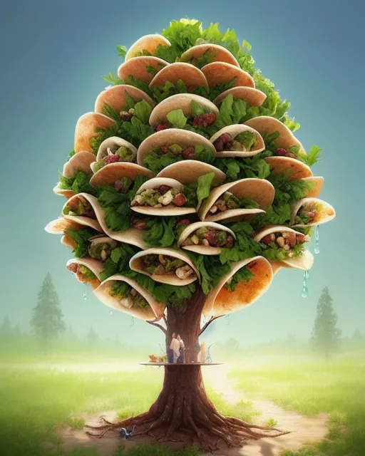 Taco Tree 🌮 - AI Photo Generator - starryai