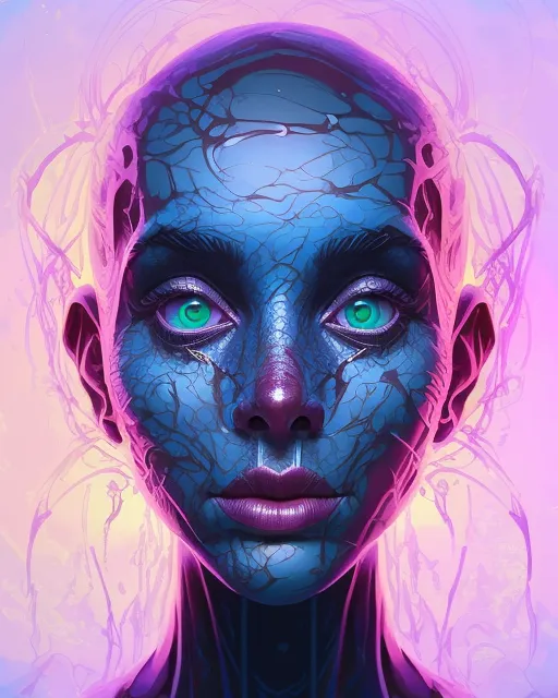 Alien portrait - Free AI Photo Generator - starryai