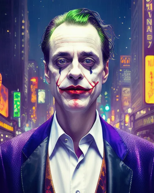 Steve Buscemi as Joker AI Photo Generator starryai