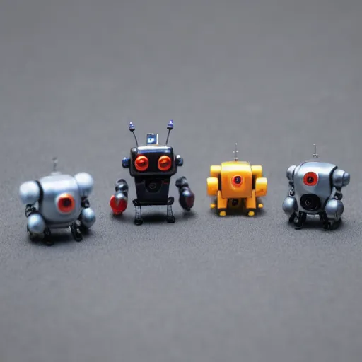 Ten tiny robots 