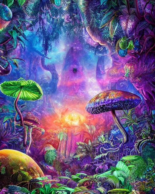 Trippy Shroom Wallpaper Hd
