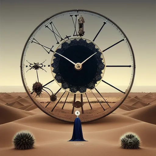 surrealist art clocks
