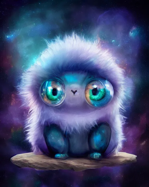 A cute cuddly beautifully weird little - AI Photo Generator - starryai