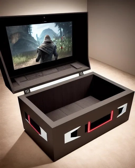 Gaming coffin - Free AI Photo Generator - starryai