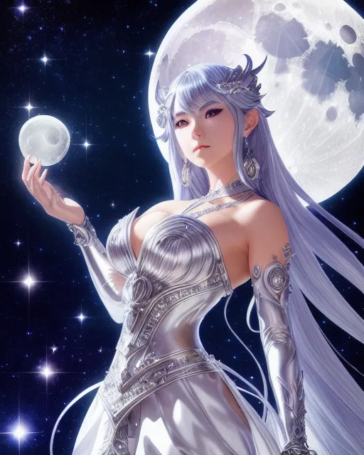 Moon Goddess by Nyanncreates on DeviantArt