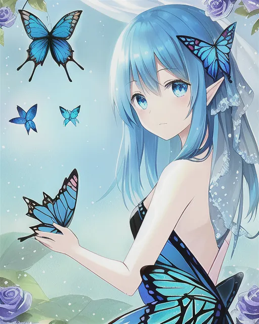 butterfly fairy animation