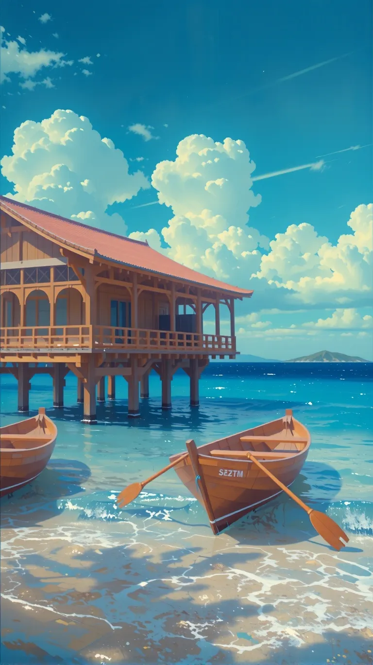 A serene picturesque landscape - Free AI Photo Generator - starryai
