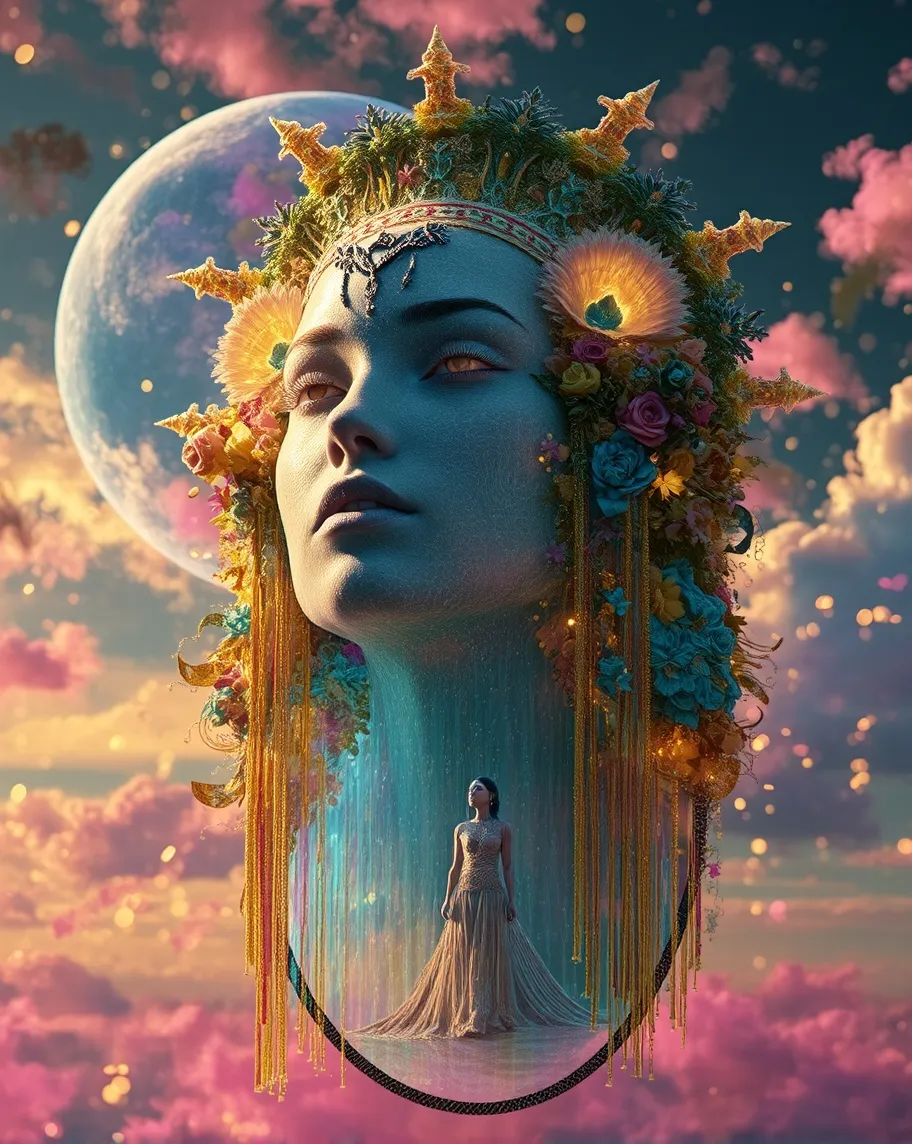 A dark mythic fantasy a powerful - Free AI Photo Generator - starryai
