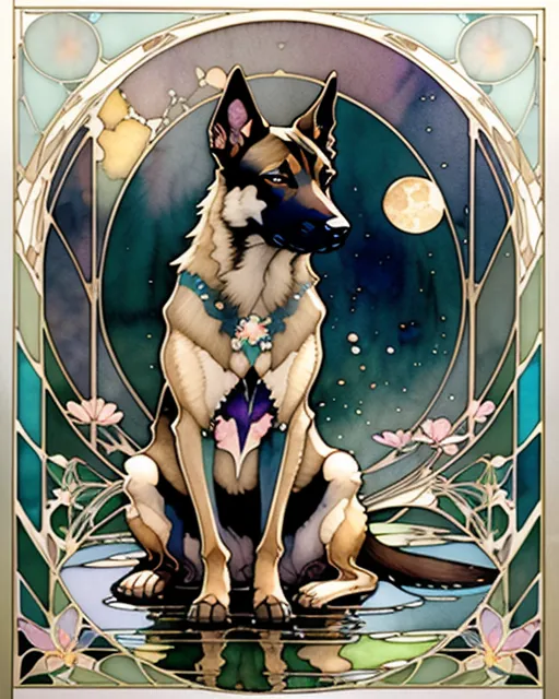 romantic stained glass