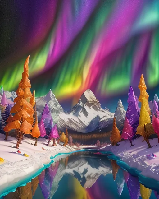 A realistic landscape; long a a - Free AI Photo Generator - starryai